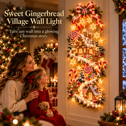 🍭Last Day 49% Off🔥 Gingerbread Cottage of Wonder™ – Lighted Christmas Decor ✨