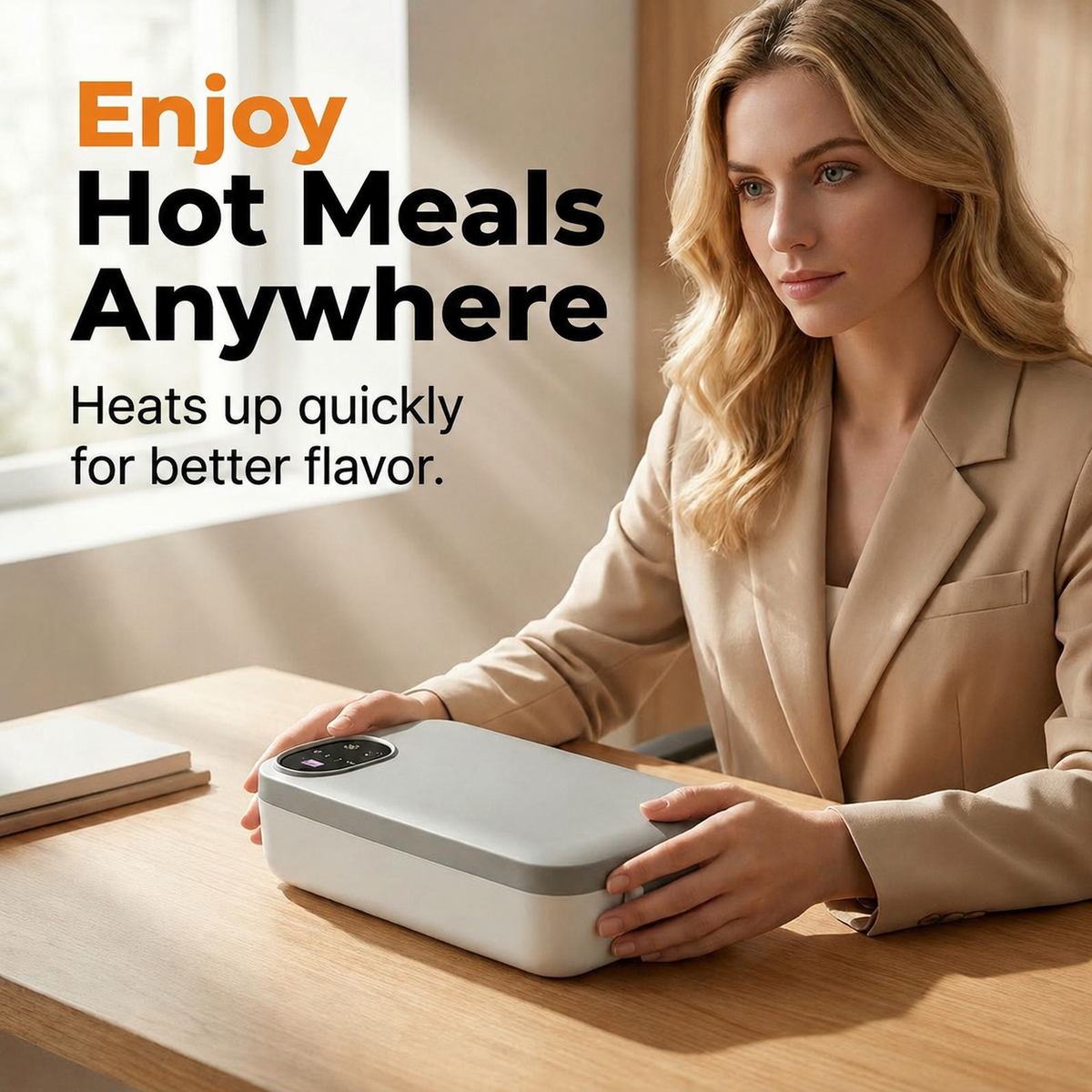 🔥Last Day 49% Off⚡ Portable electric lunch box with self-heating