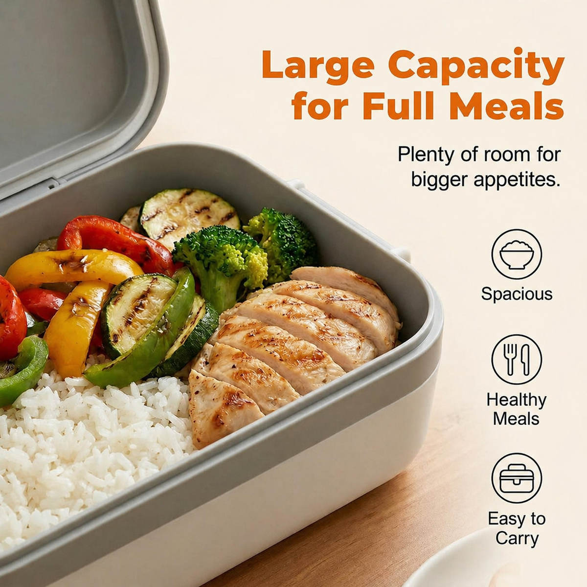 🔥Last Day 49% Off⚡ Portable electric lunch box with self-heating