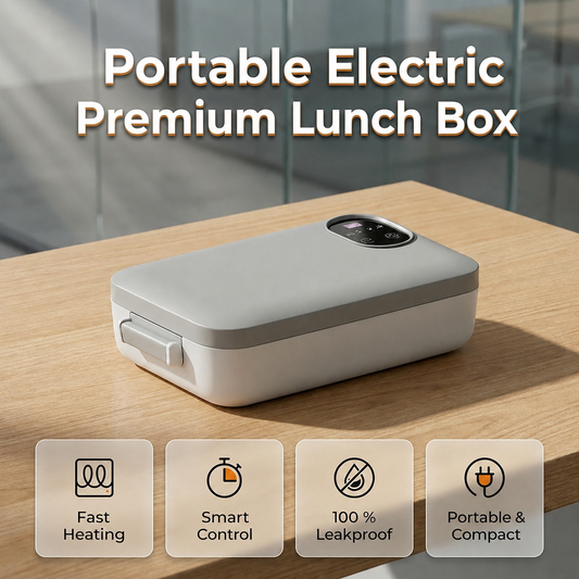 🔥Last Day 49% Off⚡ Portable electric lunch box with self-heating