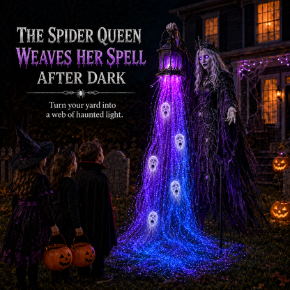 🎃 Today Only: 49% OFF – The Crowned Harvest Warden Glowing Spirit Solar Garden Light
