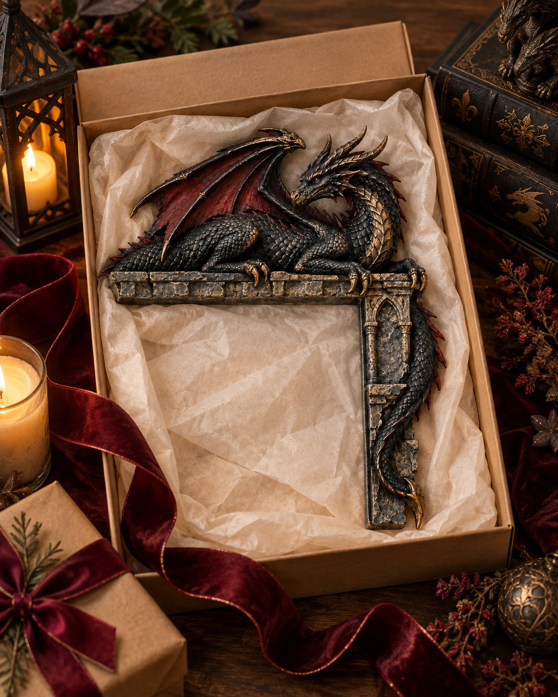 🐉Gothic Dragon Door Topper