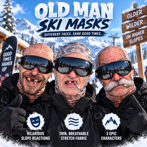 🎿❄️ Personalized Ski Mask – Custom Birthday Gift for Ski Lovers | Born for the Slopes