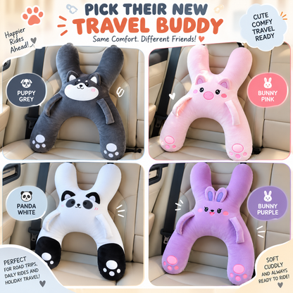 🧸 Kids Car Travel Pillow – Cozy Full-Body Hug & Nap Buddy
