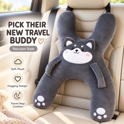 🧸 Kids Car Travel Pillow – Cozy Full-Body Hug & Nap Buddy