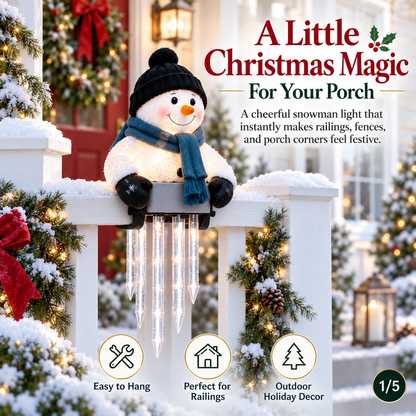 🔥LAST DAY 49% OFF☃️WinterGlow Snowman Icicle Light Decor