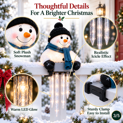 🔥LAST DAY 49% OFF☃️WinterGlow Snowman Icicle Light Decor