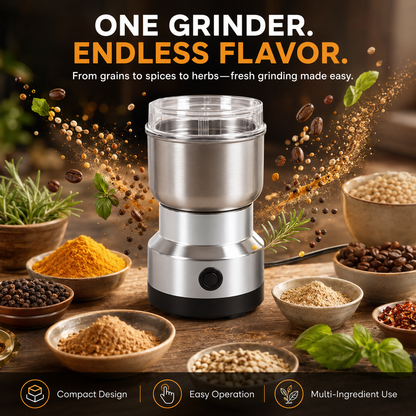 ✨ High-Speed Stainless Steel Grain Grinder✨