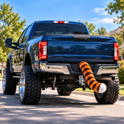 🐾 LED Animal Tail for Trucks – Funny Swaying Hitch Accessory for Pickups & Lifted Trucks
