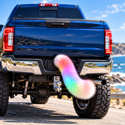 🐾 LED Animal Tail for Trucks – Funny Swaying Hitch Accessory for Pickups & Lifted Trucks
