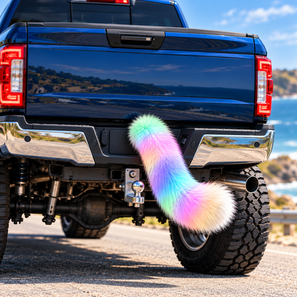 🐾 LED Animal Tail for Trucks – Funny Swaying Hitch Accessory for Pickups & Lifted Trucks