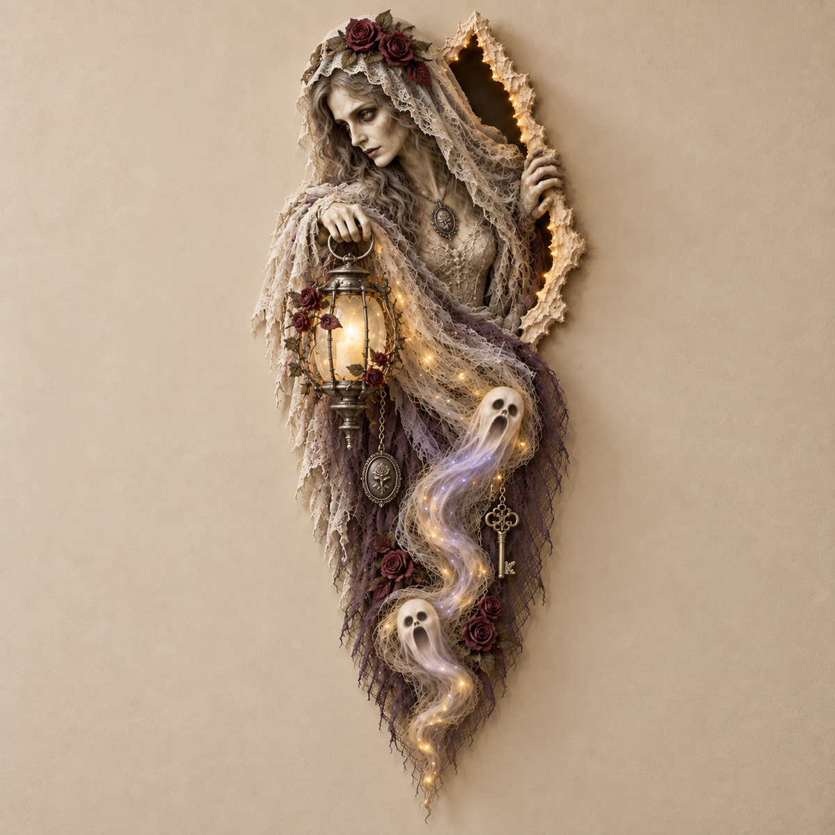 🎃 Enchanted Witch Wall Light™ — Bring Your Walls to Life This Halloween
