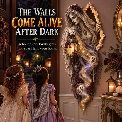 🎃 Enchanted Witch Wall Light™ — Bring Your Walls to Life This Halloween