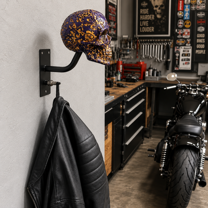 🏍️Skull Motorcycle Helmet Holder