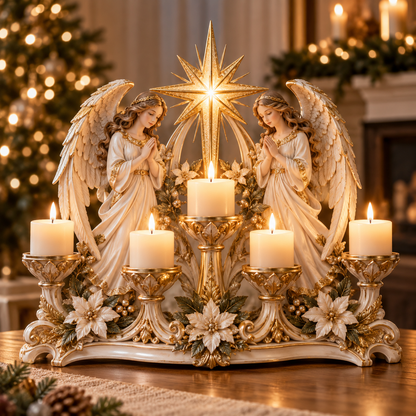 🕯️Lasy Day 49% Off🎁 Light of His Presence — Sacred Christian Candleholder 🤍