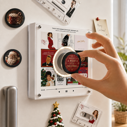 🎵 NFC Vinyl Music Player – Personalized Christmas Song Disc Gift