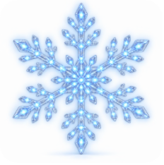 ❄️ Remote-Controlled Snowflake Wall Light Set – Blue & White Christmas Décor