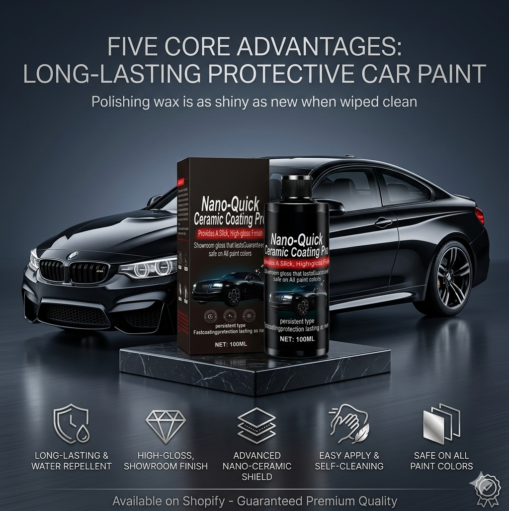 🔥Hot Sale 49% OFF!!🔥Ceramic Coating Pro for automobiles | Instant Shine & Waterless Protection-EQ