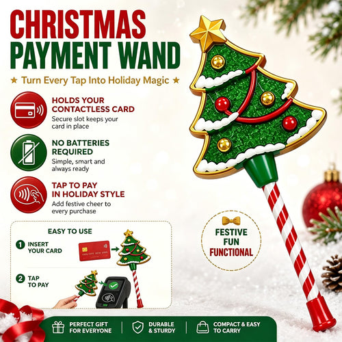 💯✨🎄 Christmas Payment Wand – Turn Every Tap Into Holiday Magic