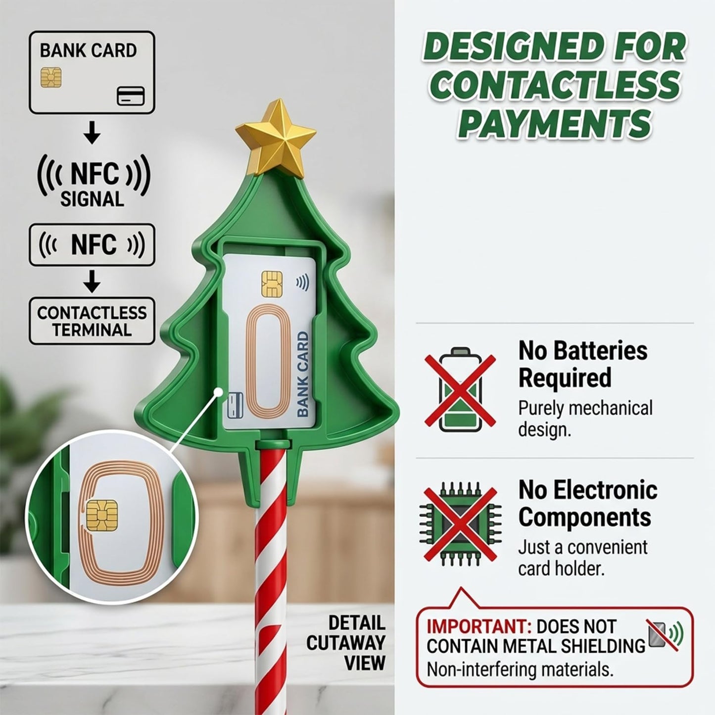 💯✨🎄 Christmas Payment Wand – Turn Every Tap Into Holiday Magic