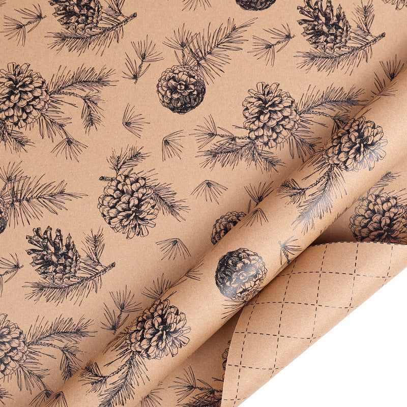 🎄 Vintage Christmas Wrapping Paper Roll – Festive Holiday Gift Wrap