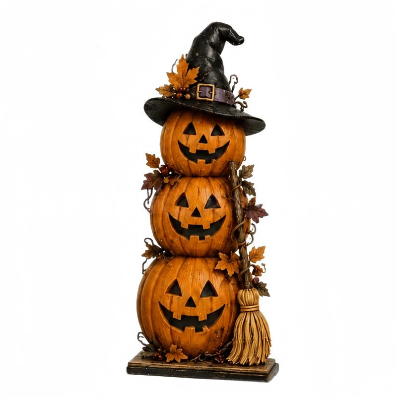 🔥Last Day 49% OFF - 🧙🖤Lighted Halloween Haunted House & Character Figurine Collection