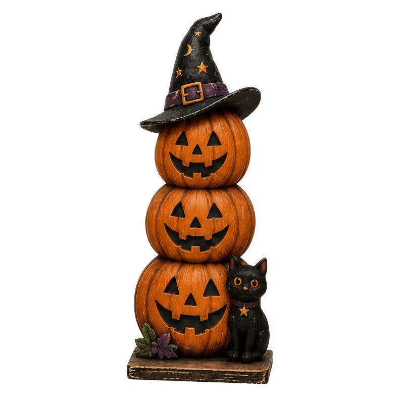 🔥Last Day 49% OFF - 🧙🖤Lighted Halloween Haunted House & Character Figurine Collection