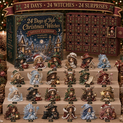 🧙‍♀️TODAY ONLY 49% OFF – Witch Advent Calendar | 24 Days of Magical Witchy Surprises | Limited Edition Collectible Mini Figures✨