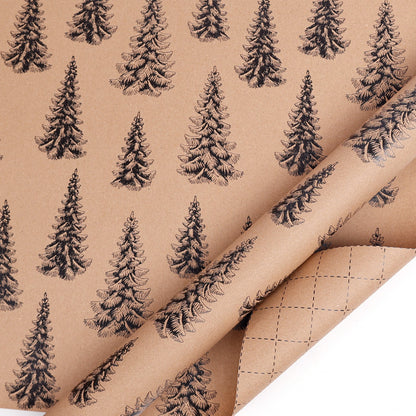 🎄 Vintage Christmas Wrapping Paper Roll – Festive Holiday Gift Wrap
