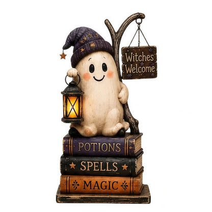 🔥Last Day 49% OFF - 🧙🖤Lighted Halloween Haunted House & Character Figurine Collection