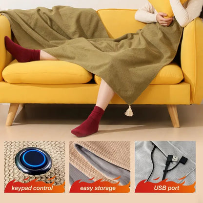 🎉 50% Off Sale 🔥 Heated Wearable Blanket – Stay Warm at Your Desk Without Bulky Layers