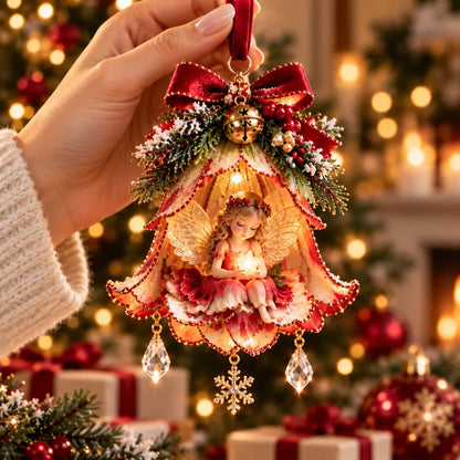 🧚‍♀️✨ Enchanted Fairy Bell Christmas Ornament