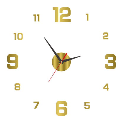 🥳⏰3D DIY Luminous Acrylic Wall Clock Set