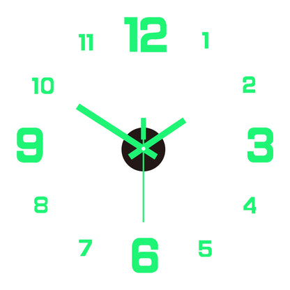 🥳⏰3D DIY Luminous Acrylic Wall Clock Set