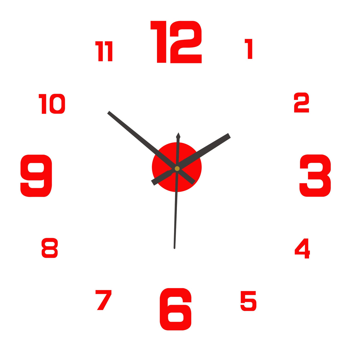 🥳⏰3D DIY Luminous Acrylic Wall Clock Set