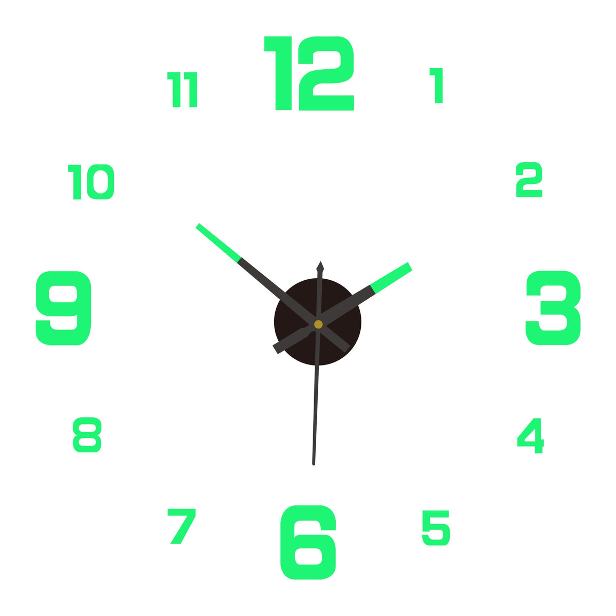 🥳⏰3D DIY Luminous Acrylic Wall Clock Set