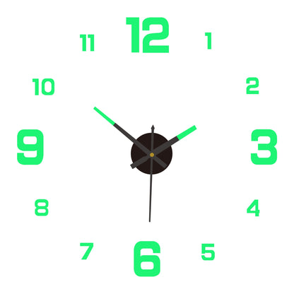 🥳⏰3D DIY Luminous Acrylic Wall Clock Set