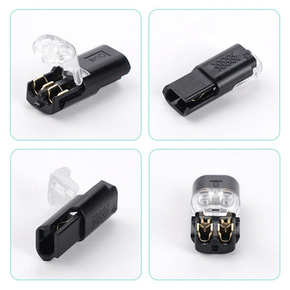 🔌 D2 2-Pin Quick Wire Connectors | No Stripping or Soldering