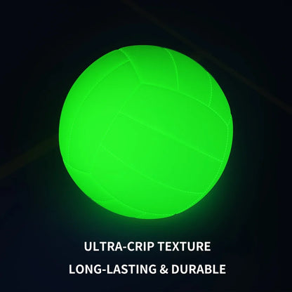 🏐✨ Glow-in-the-Dark Volleyball – Keep Playing After Sunset