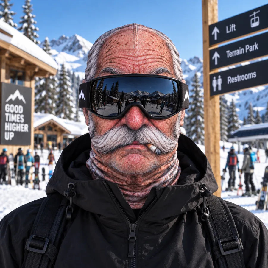 🎿❄️ Personalized Ski Mask – Custom Birthday Gift for Ski Lovers | Born for the Slopes