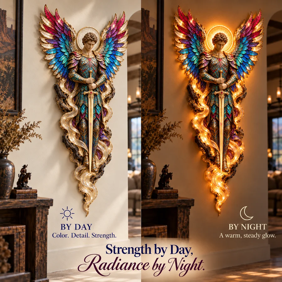 ✨Last Day 45% OFF✝️ Heavenly Radiance™ Lighted Angel Wall Sculpture