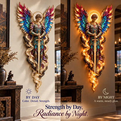 ✨Last Day 45% OFF✝️ Heavenly Radiance™ Lighted Angel Wall Sculpture