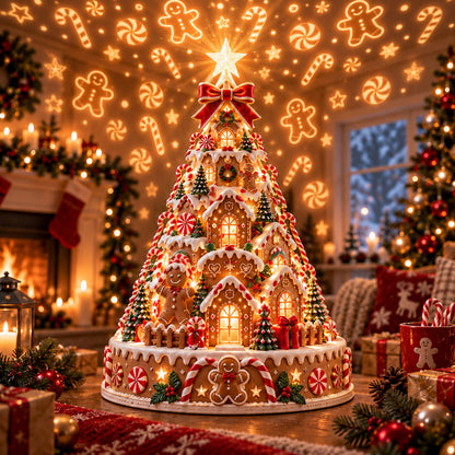 🌟 49% OFF🎄MerryRealm Christmas Village Lightscape Tree