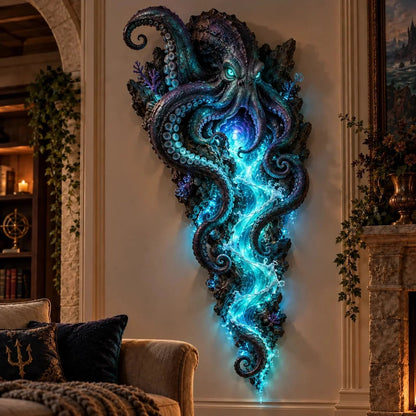 ⏰Limited 49% OFF - 🌊✨ Enchanted Ocean Legends™ Lighted Wall Décor Collection 🐋🧜‍♀️