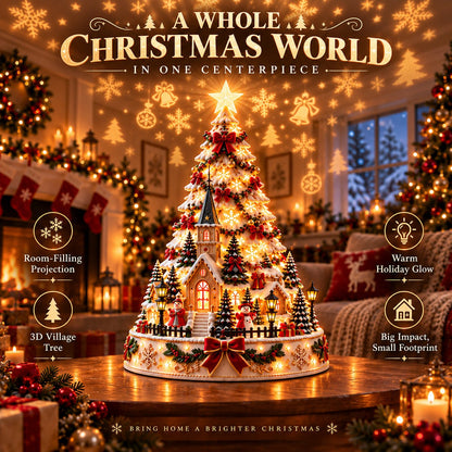 🌟 49% OFF🎄MerryRealm Christmas Village Lightscape Tree