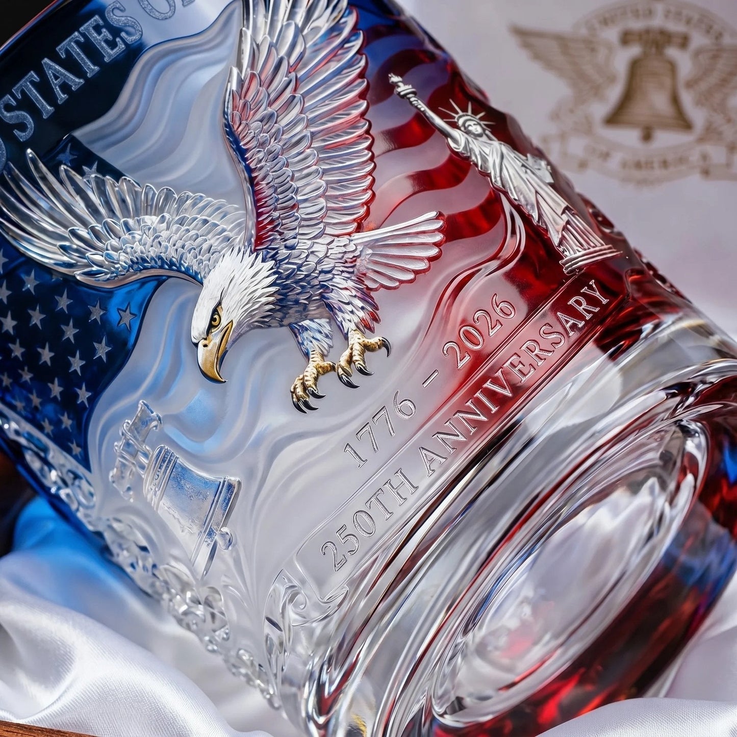 🎁Limited Edition 2026 USA 250th Anniversary Commemorative Glass – 1776-2026 Heritage Edition