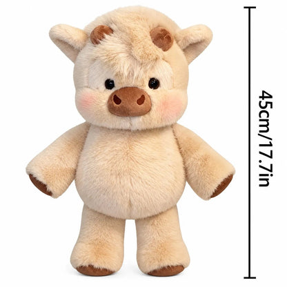 Christmas Running Cow Plush – Wiggles, Walks & Brings Holiday Cheer