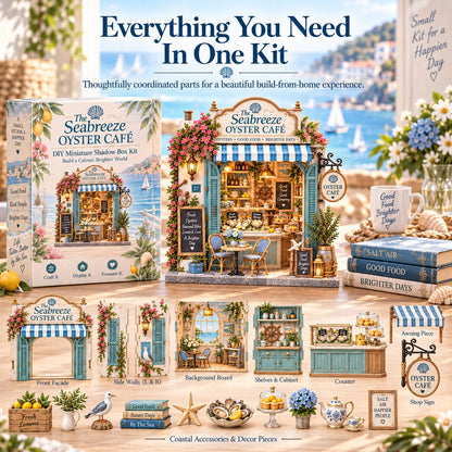 🔥49%OFF🌊🦪 The Seabreeze Oyster Café™-DIY 3D Miniature Coastal Café Kit