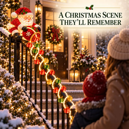 🎅 Santa Magic Gift Cascade Railing Light🎄