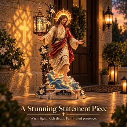⏰ LAST DAY 50% OFF ✝️ Jesus Walking on Water Reflection Light